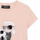 Детска тениска с апликация Karl Lagerfeld за момиче